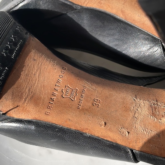 Brian Atwood Peeptoe Sling Back Platform Heel size 39 - Picture 8 of 13